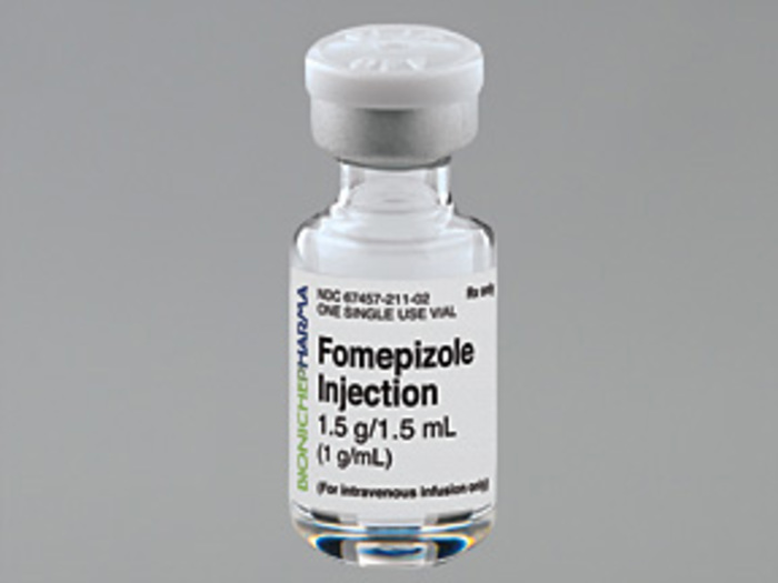 Rx Item-Fomepizole 1G/Ml Vial 1.5Ml By Mylan Institutional