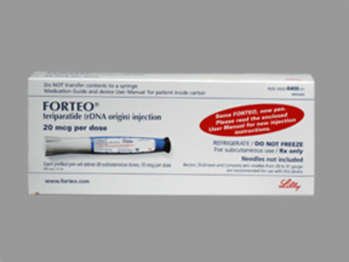 Rx Item-Forteo Pen 20MCG 2.4 ML SYG-KEEP REFRIG- by Lilly Eli & Co USA 