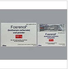 Rx Item-Fosrenol 1000Mg Powder 90 By Shire Pharma