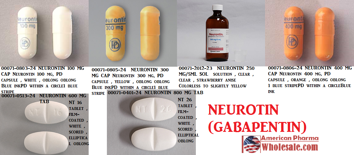 Rx Item-Neurontin 100Mg Cap 100 By Pfizer Pharma