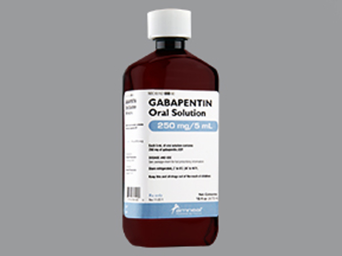 Rx Item-Gabapentin 250MG/5ML 473 ML SOL-KEEP REFRIG- by Amneal Pharma USA 