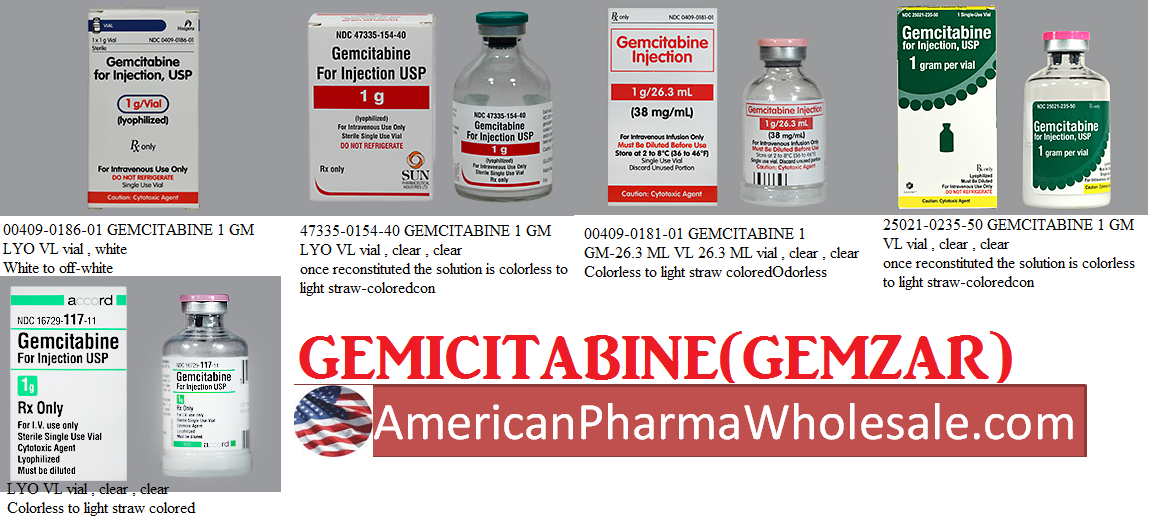 Rx Item-Gemcitabine 1 Gm Vial By Actavis Pharma