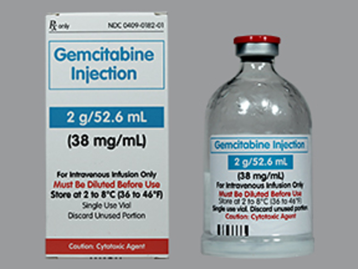 Rx Item-Gemcitabine 2 Gm 52.6Ml Vial 52.6Ml By Hospira Gen Gemzar, Infugem