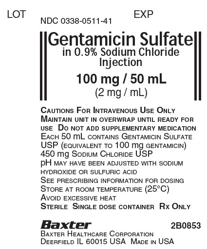 Rx Item-Gentamicin-Sodium Chloride 100Mg/50Ml PIGGYBACK 24X50Ml By Baxter Pharma