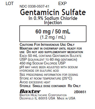 Rx Item-Gentamicin 60Mg 50Ml PIGGYBACK 24X50Ml By Baxter Pharma