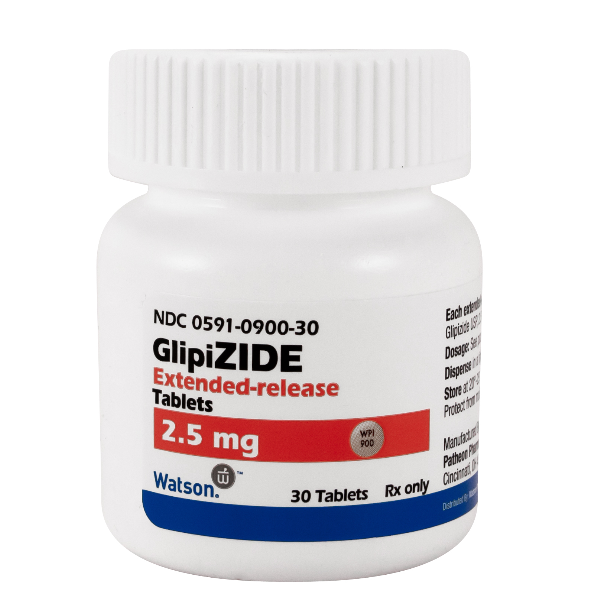 '.Glipizide ER 2.5Mg Tab 30 By A.'