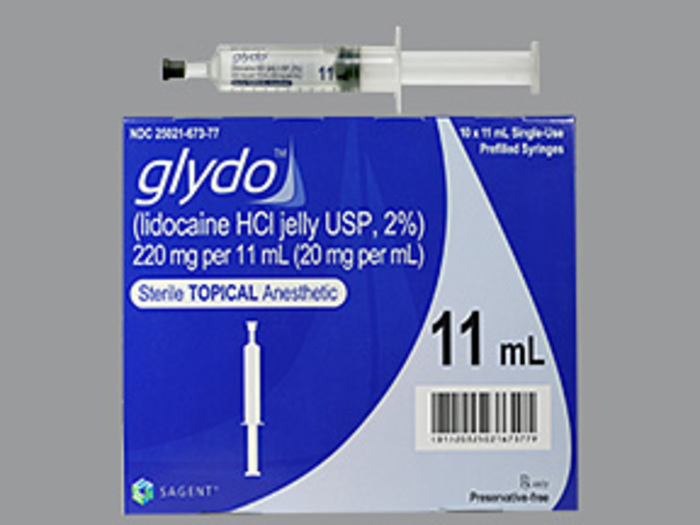 Rx Item-Glydo Lido 2% Syringe 10X11Ml By Sagent Pharma Lidocaine Mucus mem