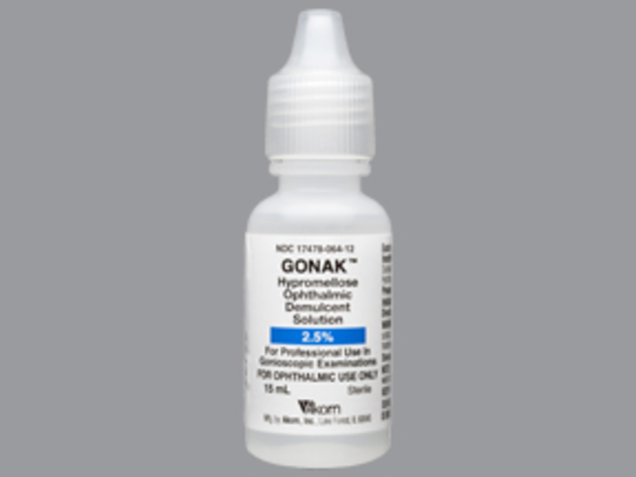 Gonak Hypromellose Ophthalmic Solution 2.5 15cc By Akorn