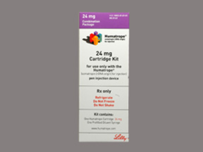 Rx Item-Humatrope 24Mg Cartridge somatropin By Lilly Eli & Co