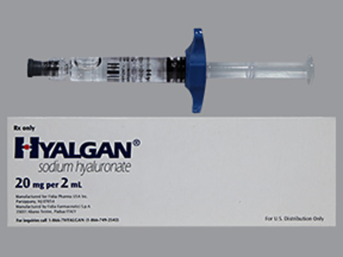 Rx Item-Hyalgan hyaluronate 10Mg/Ml Syringe 2Ml By Fidia Pharma
