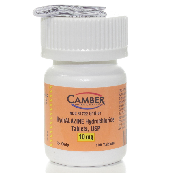 Rx Item-Hydralazine 10Mg Tab 100 By Camber Pharma