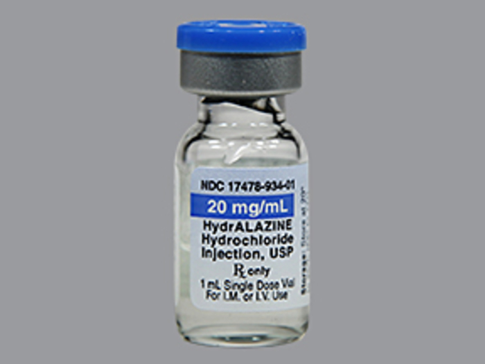 Rx Item-Hydralazine 20Mg/Ml Vial 25X1Ml By Akorn Pharma