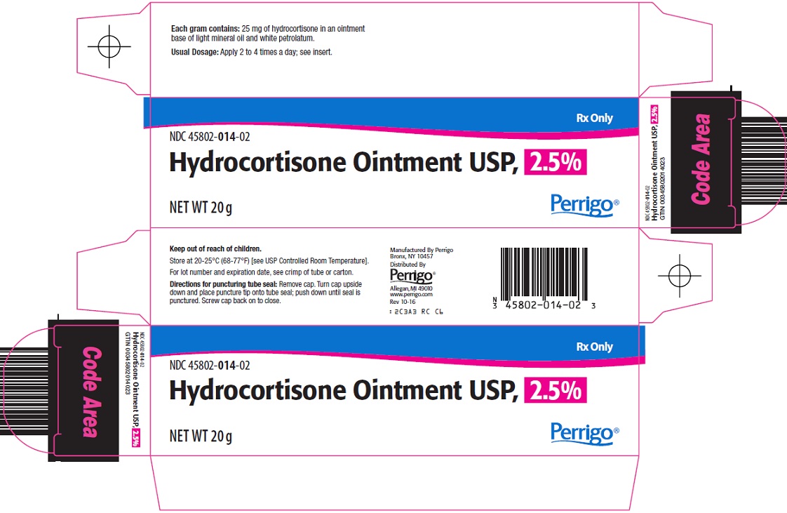 Rx Item-Hydrocortisone 2.5% Ont 20Gm By Perrigo Pharma