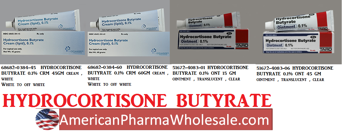 RX ITEM-Hydrocortisone Butyrate 0.1% Cream 45Gm By Valeant