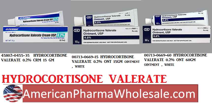 Rx Item-Hydrocortisone Valerate 0.2% Cream 15Gm By G&W Labs 