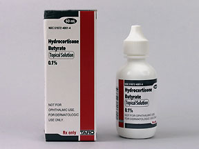 Rx Item-Hydrocortisone Butyrate 0.1% Solution 60Ml By Taro Pharma Gen Locoid 