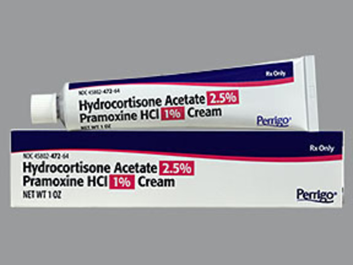 Rx Item-Hydrocortisone-Pramoxine 2.5% 1% Cream 1 Oz By Perrigo Gen Analpram HC