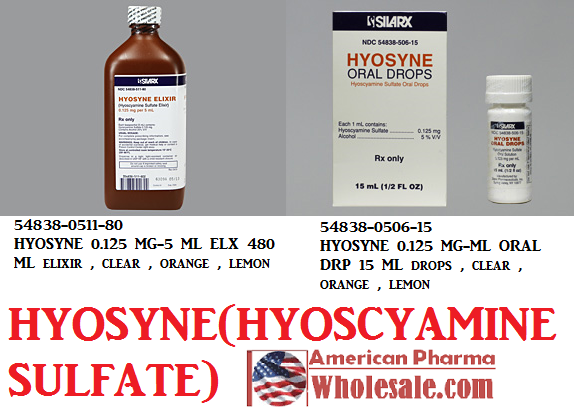 Rx Item-Hyoscyamine (Hyosyne) 125Mcg 5Ml Elixir 480Ml By Lannett Pharma