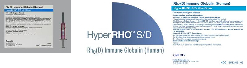 Rx Item-Hyperrho S/D Full Dose Syringe 10/Pack By Grifolis ASD Healthcare 
