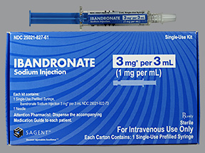 Rx Item-Ibandronate 3Mg/3Ml Kit 3Ml By Sagent Pharma