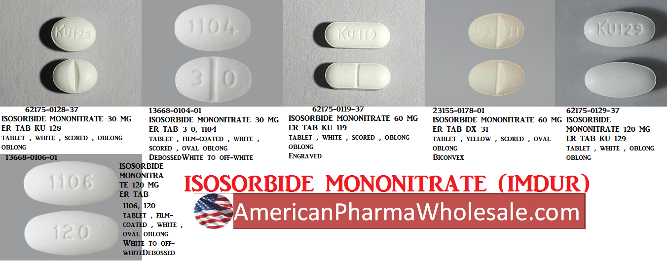 Isosorbide Mononitrate 20mg Tab 100 by Westward Pharma