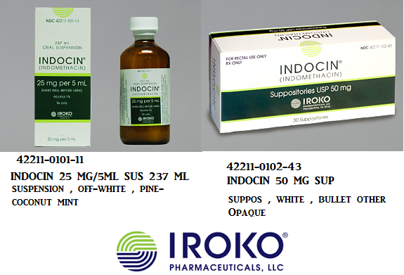 Rx Item-Indocin 25Mg/5Ml Suspension 237Ml By Iroko Pharma