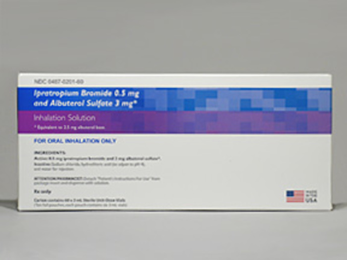 Rx Item-Ipratropium-Albuterol Bc 0.5 3Mg 3 Sol 60X3Ml By Nephron  Gen Duoneb 