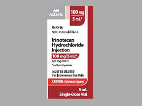 Rx Item-Ironotecan 100Mg/5Ml Vial 5Ml By Actavis Pharma(Teva) Gen Camptosar
