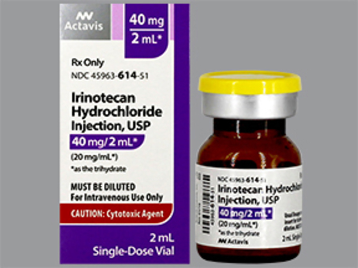 Rx Item-Ironotecan 40MG 2 ML Injection by Teva Pharma USA Inj Gen Camptosar