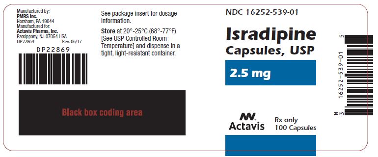 '.Isradipine 2.5Mg Cap 100 By Actavis Phar.'