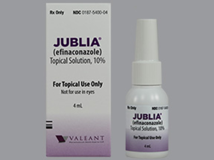Rx Item-Jublia 10% 4 ML sol by Valeant Pharma USA 
