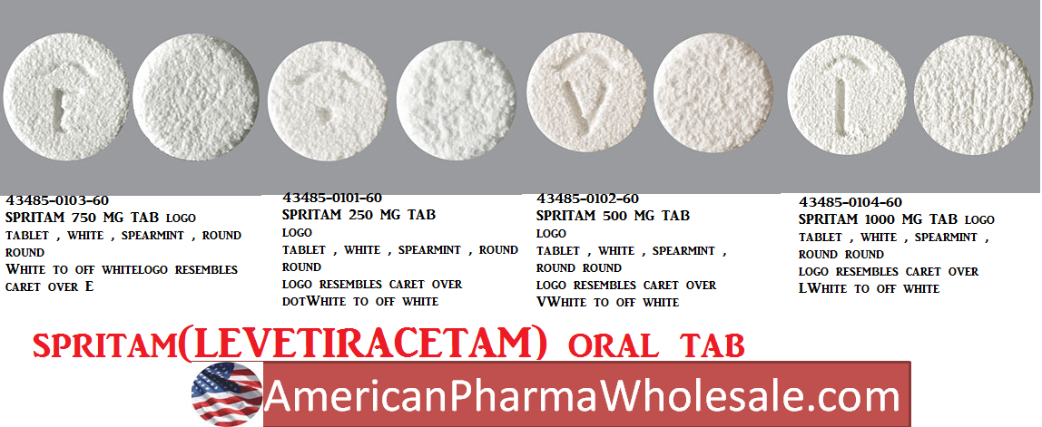 Rx Item-Spritam levetiracetam 1000Mg Tab 6X10Unit Dose Package By Arpecia Pharma
