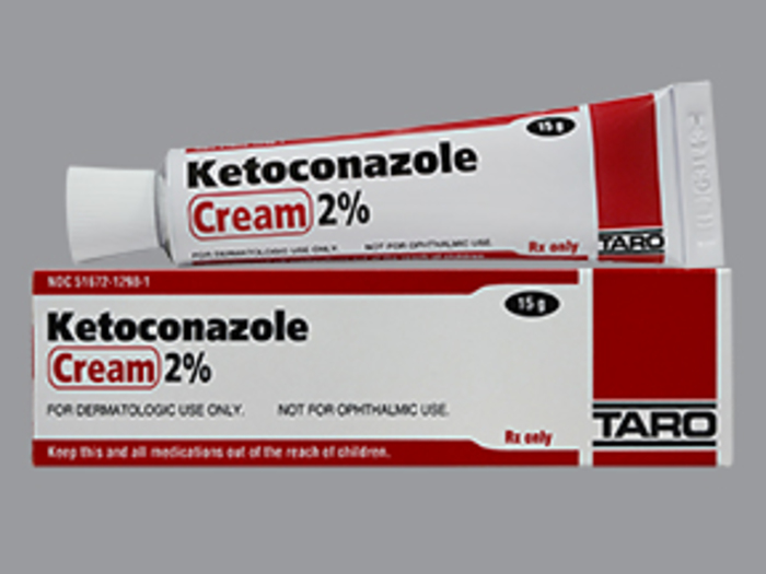 Rx Item-Ketoconazole 2% 15 GM Cream by Taro Pharma USA 