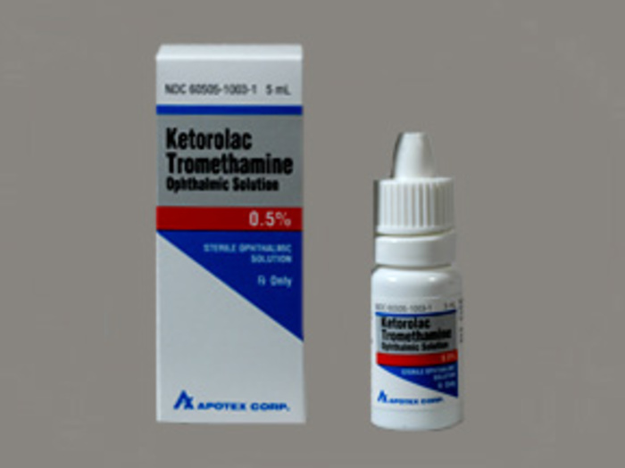 Rx Item-Ketorolac Tromethamine 0.5% 5 ML O/S by Apotex Pharma USA Gen Acular