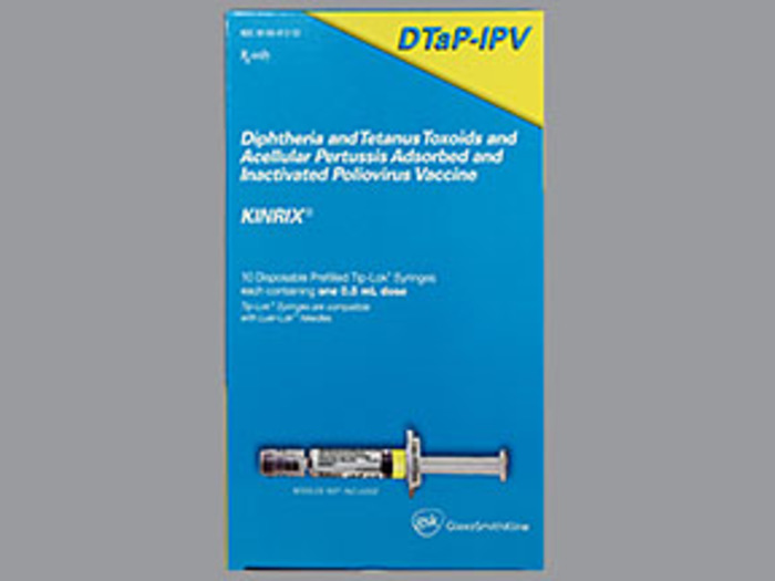 Rx Item-Kinrix 0.5ML 10 PFS-Keep Refrigerated - by Glaxo Smith Kline Vaccines 