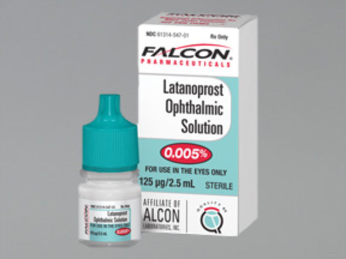 Rx Item-Latanoprost 0.005% Gen Xalatan 2.5 ML SOL-Keep Refrigerated - by Sandoz-Falcon Pharma USA 