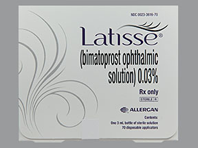 Rx Item-Latisse 0.03% Drops 3Ml By Allergan Pharma 