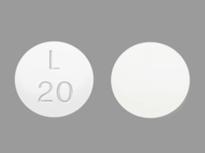 Rx Item-Latuda 20MG 30 Tab by Sunovion Pharma USA 