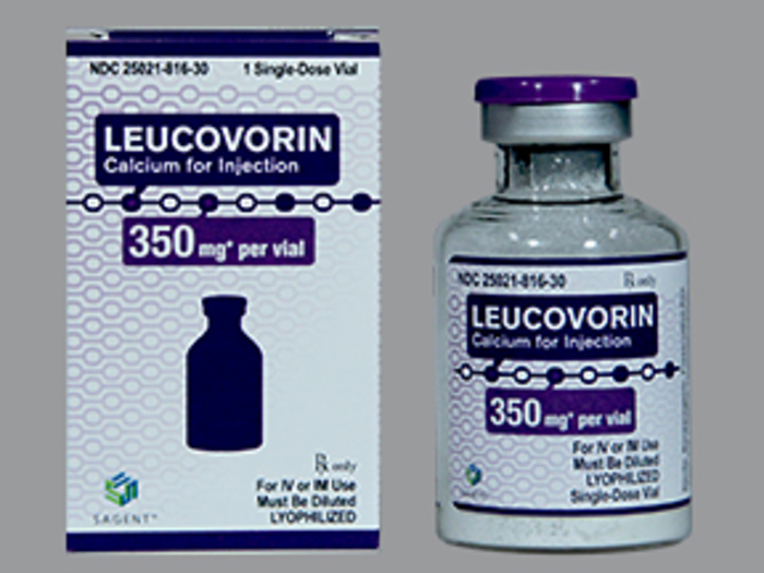 Rx Item-Leucovorin 350Mg Vial By Sagent Pharma Gen Wellcovorin
