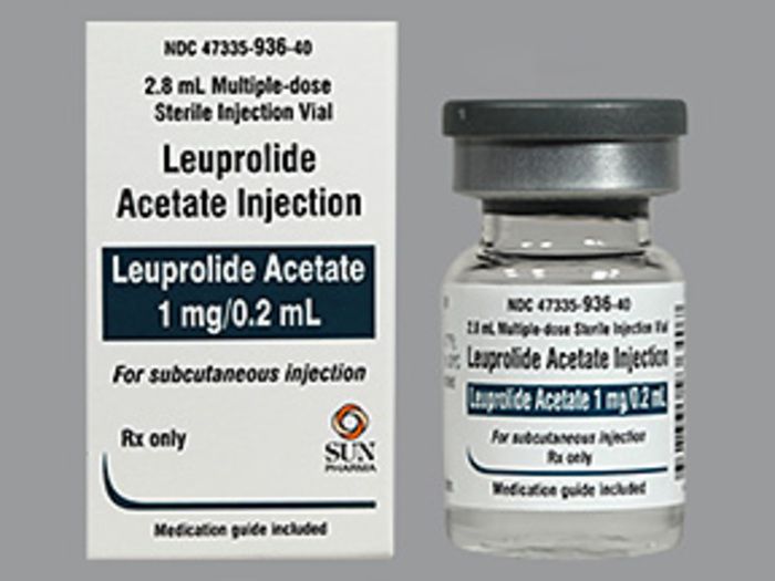 Rx Item-Leuprolide 1mg 0.2ml Kit 2.8ml by Caraco Pharma Gen Lupron