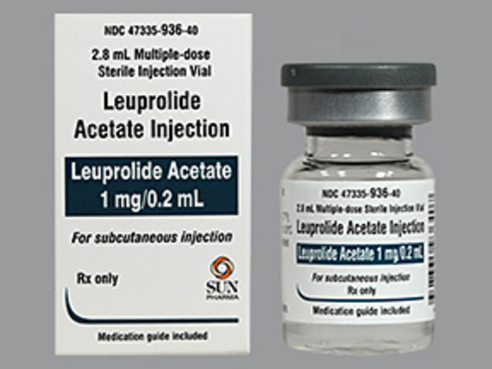 Rx ItemLeuprolide 1mg 0.2ml Kit 2.8ml by Caraco Pharma Gen Lupron
