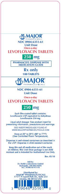 '.Levofloxacin 250Mg Tab 100 By Major Phar.'