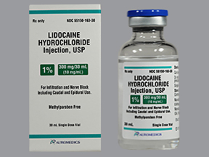 Rx Item-Lidocaine 1% 10Mg/Ml Vial 30Ml By Auromedics MPF Gen Xylocaine