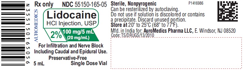 Rx Item-Lidocaine 2% 20Mg/Ml Vial 10X5Ml By Auromedics Gen Xylocaine 10X5ML