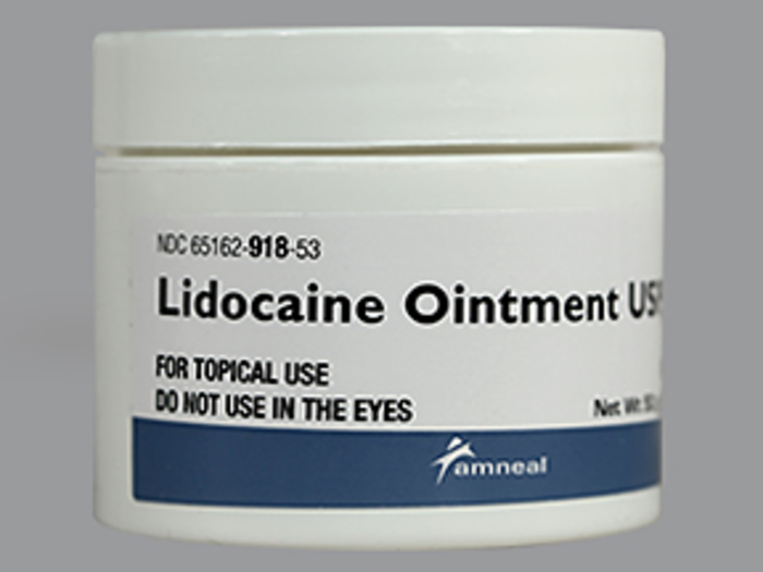 Rx Item-Lidocaine 5% 50 GM Oint Jar by Amneal Pharma USA 