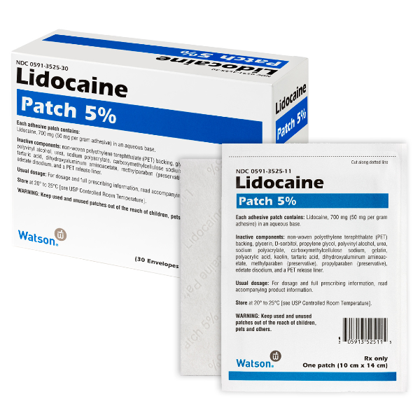 Rx Item-Lidocaine 5% 30 Patch by Teva Pharma USA 