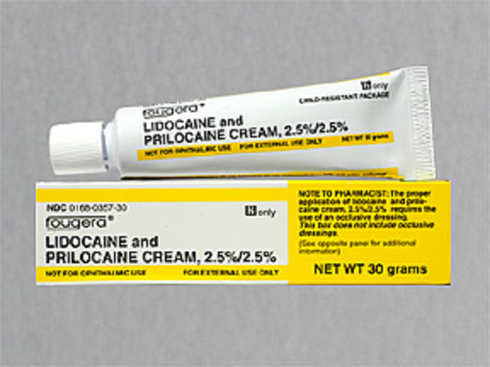Rx Item-Lidocaine-Prilocaine  2.5% 30 GM Cream by Fougera Pharma USA  Gen Emal