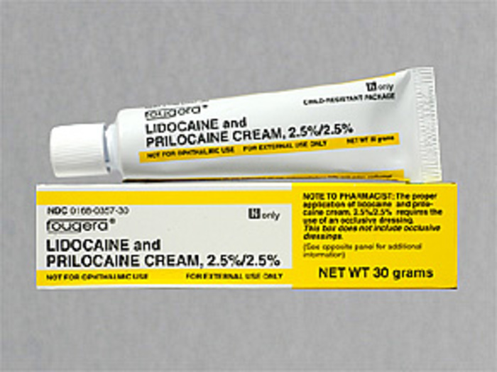 Rx Item-Lidocaine-Prilocaine 2.5%  Cream 30Gm By Fougera Gen Emla