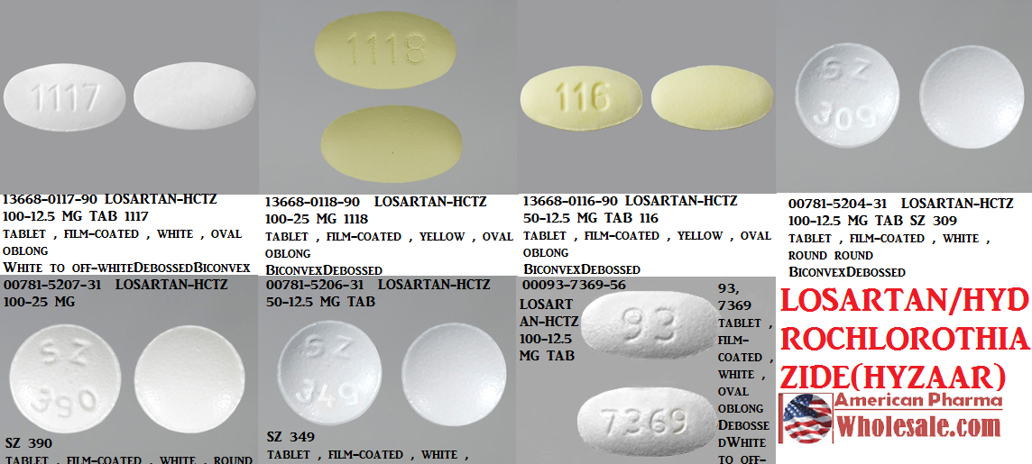Rx Item-Losartan-HCTZ Tab 90 By Teva Pharma