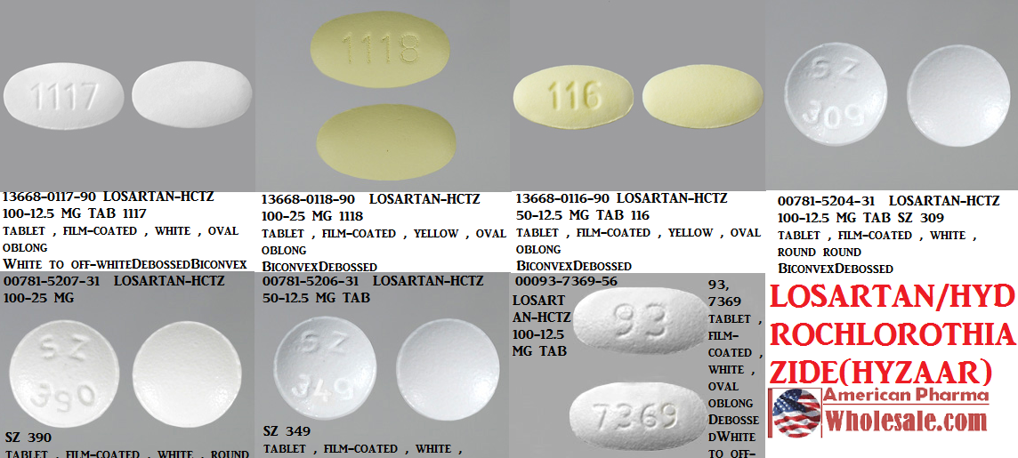 Losartan-Hctz 50/12.5mg Tab by Jubilant Cadista Pharma